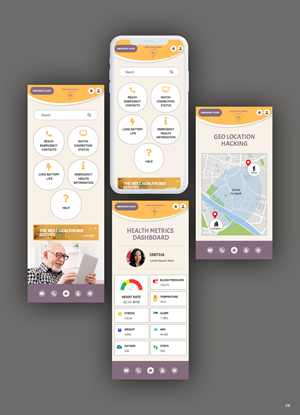 Design Application par pb pour Senior-Alert-Connect | Design : #33697821