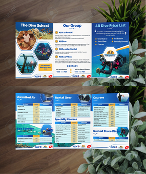 Flyer Design by wafaeDesigner for AB Dive | Design #33722826