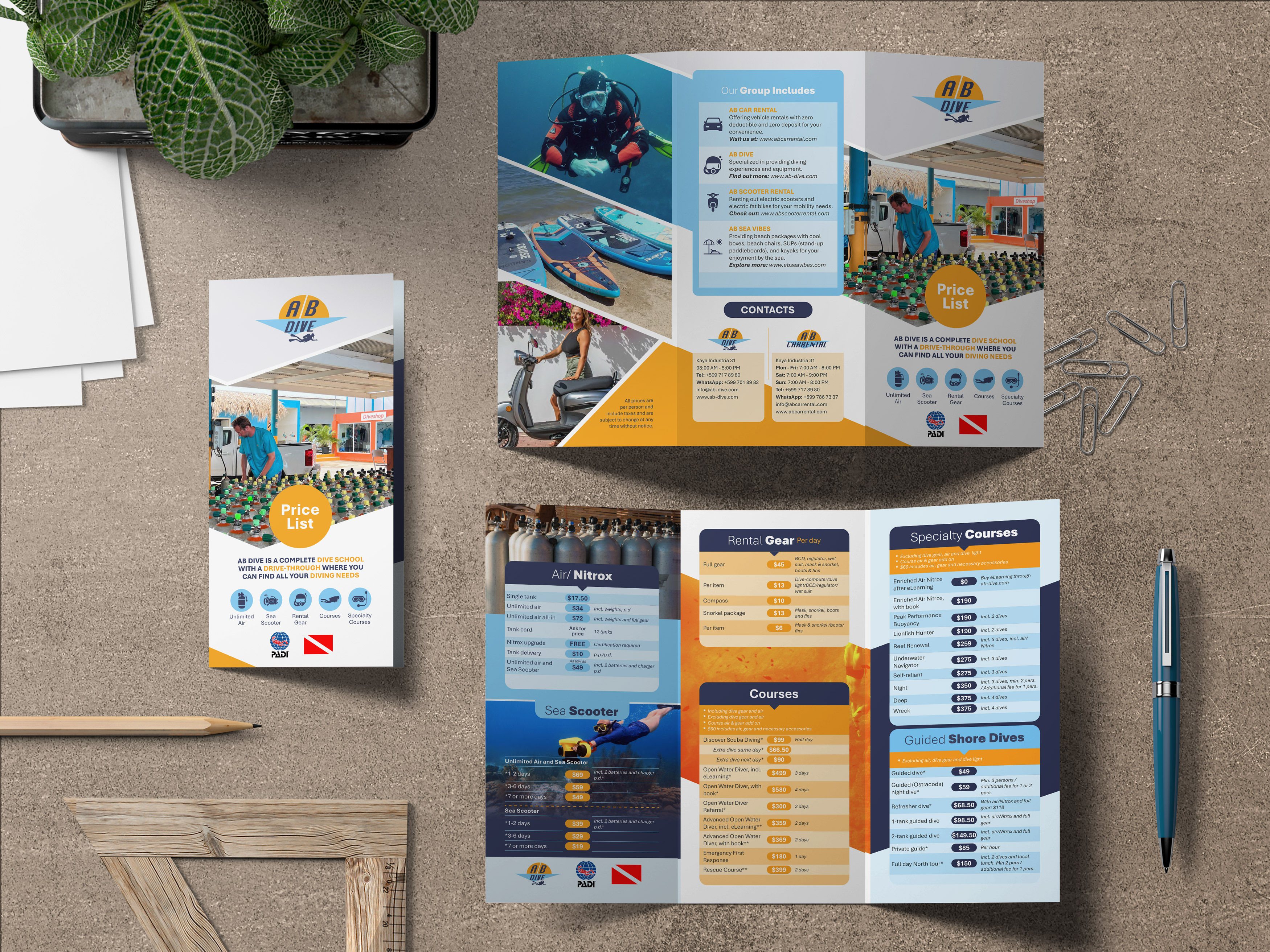 Flyer Design by Gmmieh for AB Dive | Design: #33730903