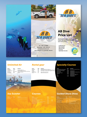 Flyer Design by YourLogoMaster for AB Dive | Design: #33687507