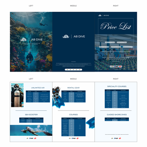Flyer Design by Aldino Bhakti for AB Dive | Design #33724594