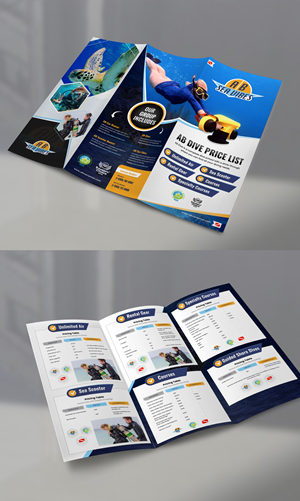 Flyer Design by Creative Mirza for AB Dive | Design #33705911