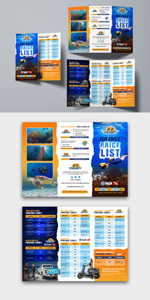 Flyer Design by debdesign for AB Dive | Design: #33695470