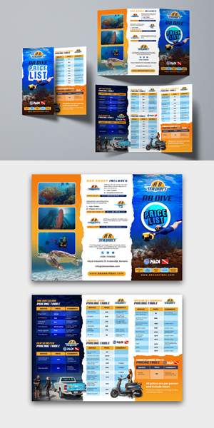 Flyer Design by debdesign for AB Dive | Design: #33695471