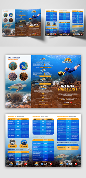 Flyer Design by debdesign for AB Dive | Design: #33696115
