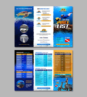 Flyer Design by debdesign for AB Dive | Design: #33698061