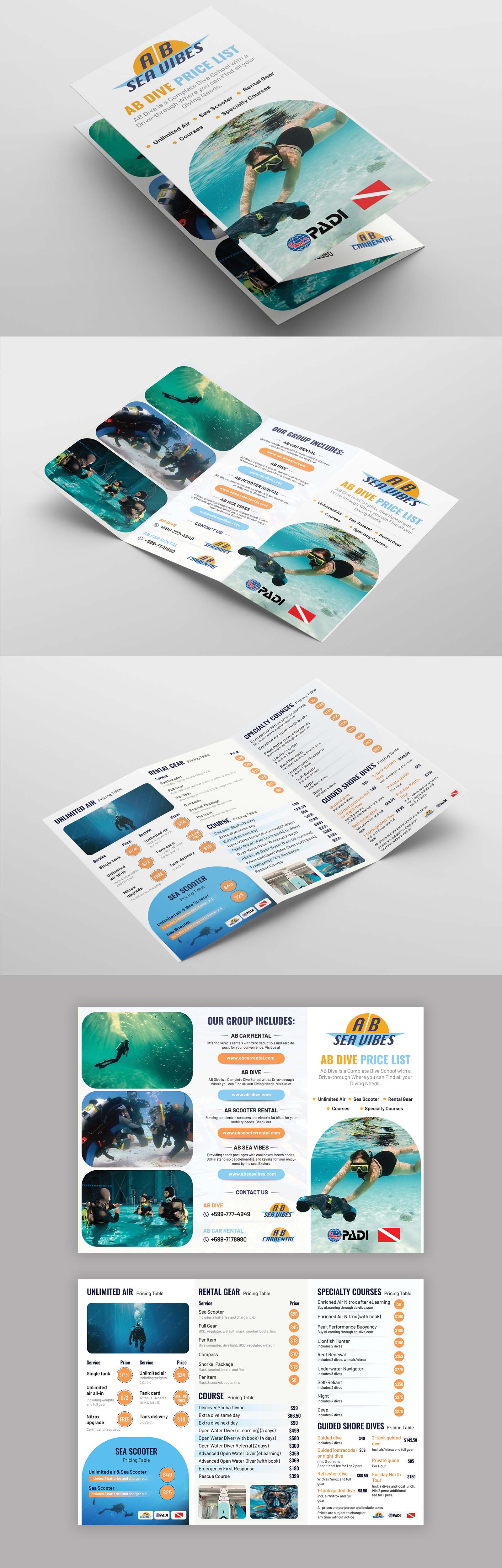 Flyer Design by Deepak_9_Malhotra for AB Dive | Design #33717135