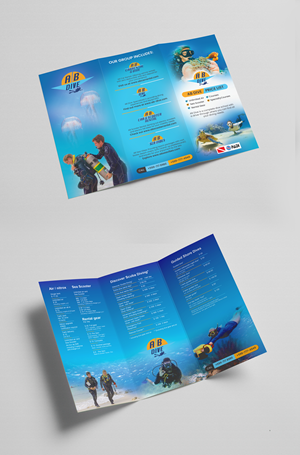 Flyer Design by saurov for AB Dive | Design: #33726182