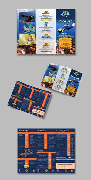 Flyer Design by Impressive Designs for AB Dive | Design: #33694443