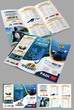 Flyer Design by Dzhafir for AB Dive | Design: #33687052