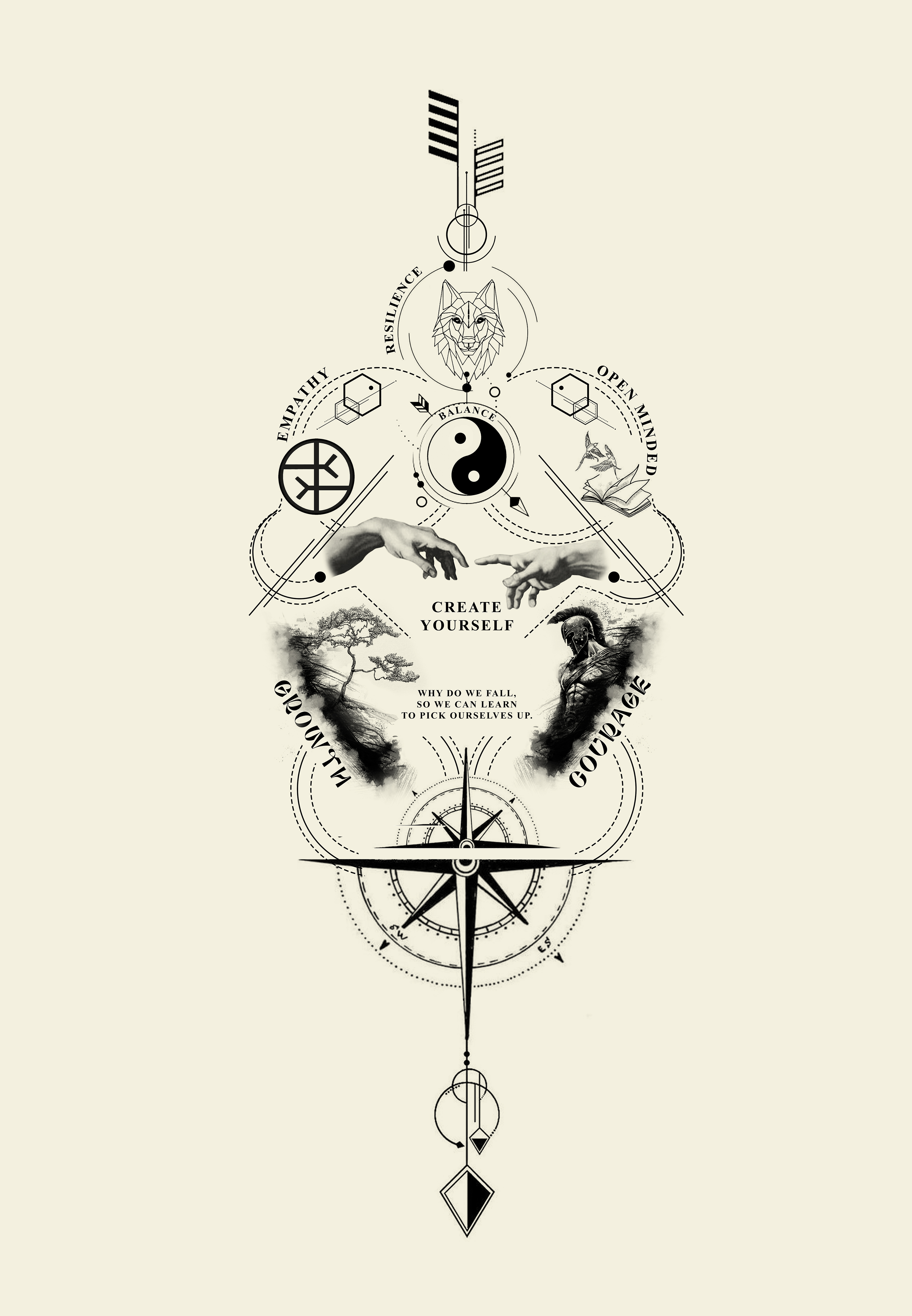 Tattoo Design by Kal 23 for this project | Design #33722264