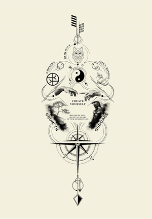 Tattoo Design by Kal 23 for this project | Design: #33722264