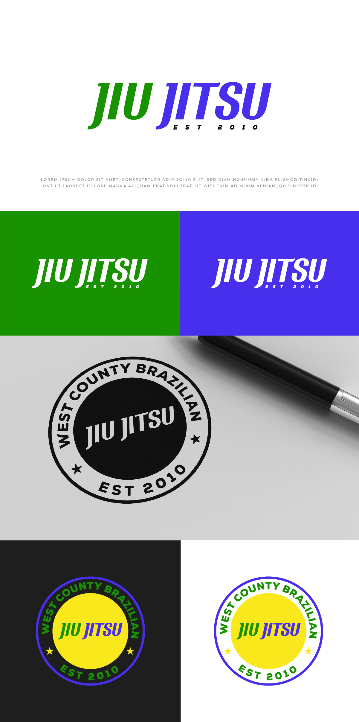 Diseño de Logo por 99 Art.. para West County Brazilian Jiu Jitsu LLC | Diseño #33714102