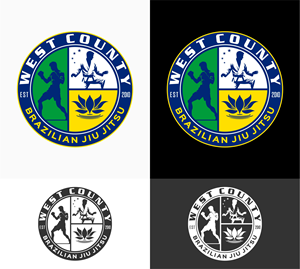 Diseño de Logo por erikdesign para West County Brazilian Jiu Jitsu LLC | Diseño #33690986