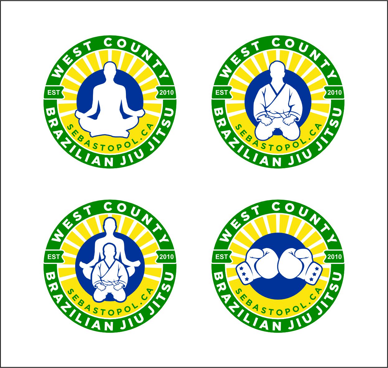 Logo Design by GreendArt for West County Brazilian Jiu Jitsu LLC | Design #33685431