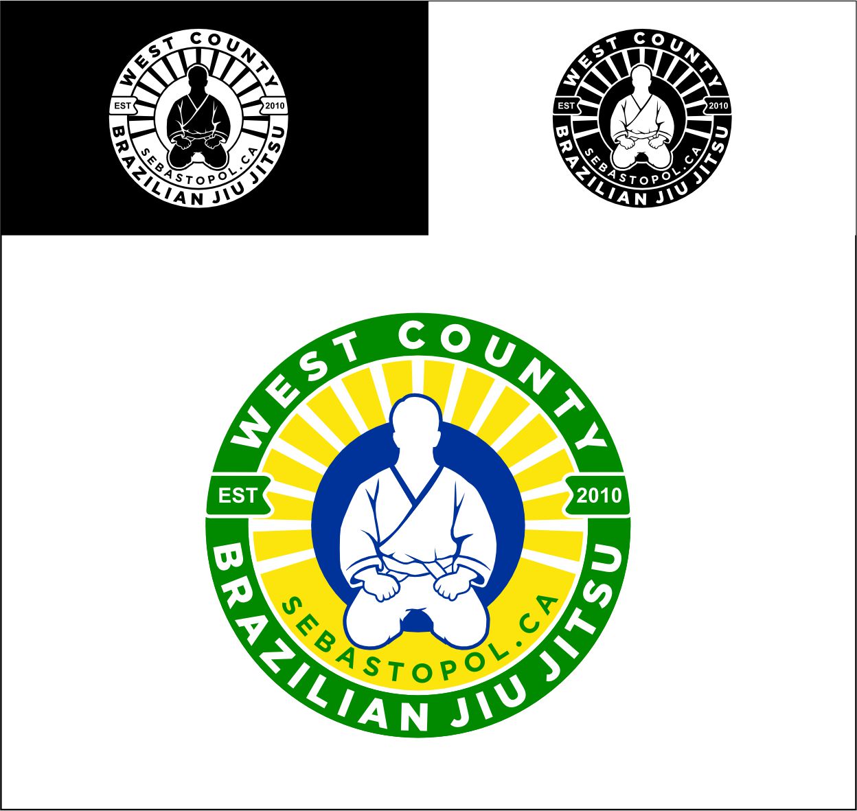 Logo Design by GreendArt for West County Brazilian Jiu Jitsu LLC | Design #33685438