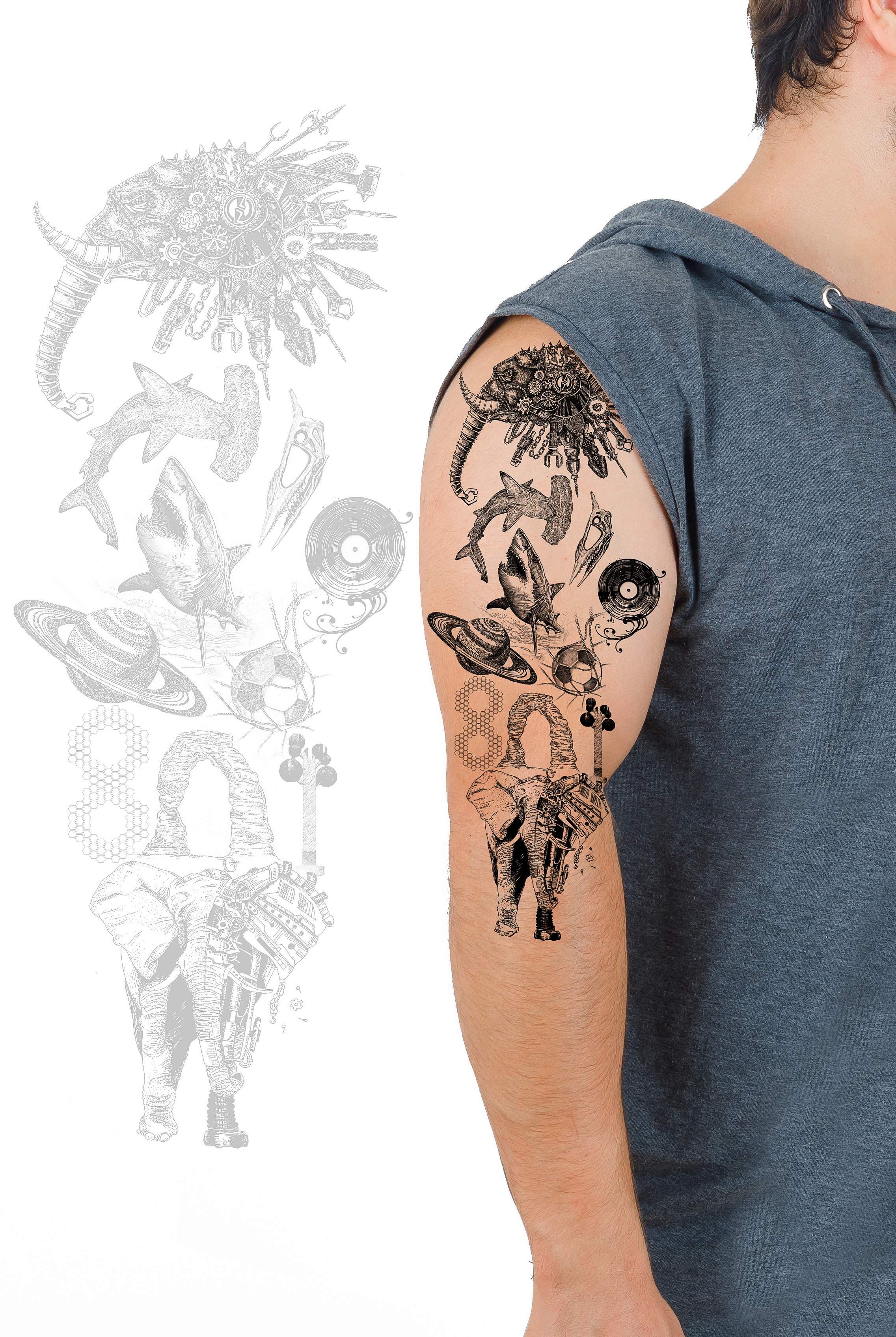 Tattoo Design by Jose Lopez ( Verified Pro Designer ) for this project | Design #33713484