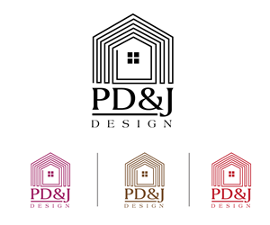 Logo Design by Paint-Tools for PD&J DESIGN | Design: #33687933