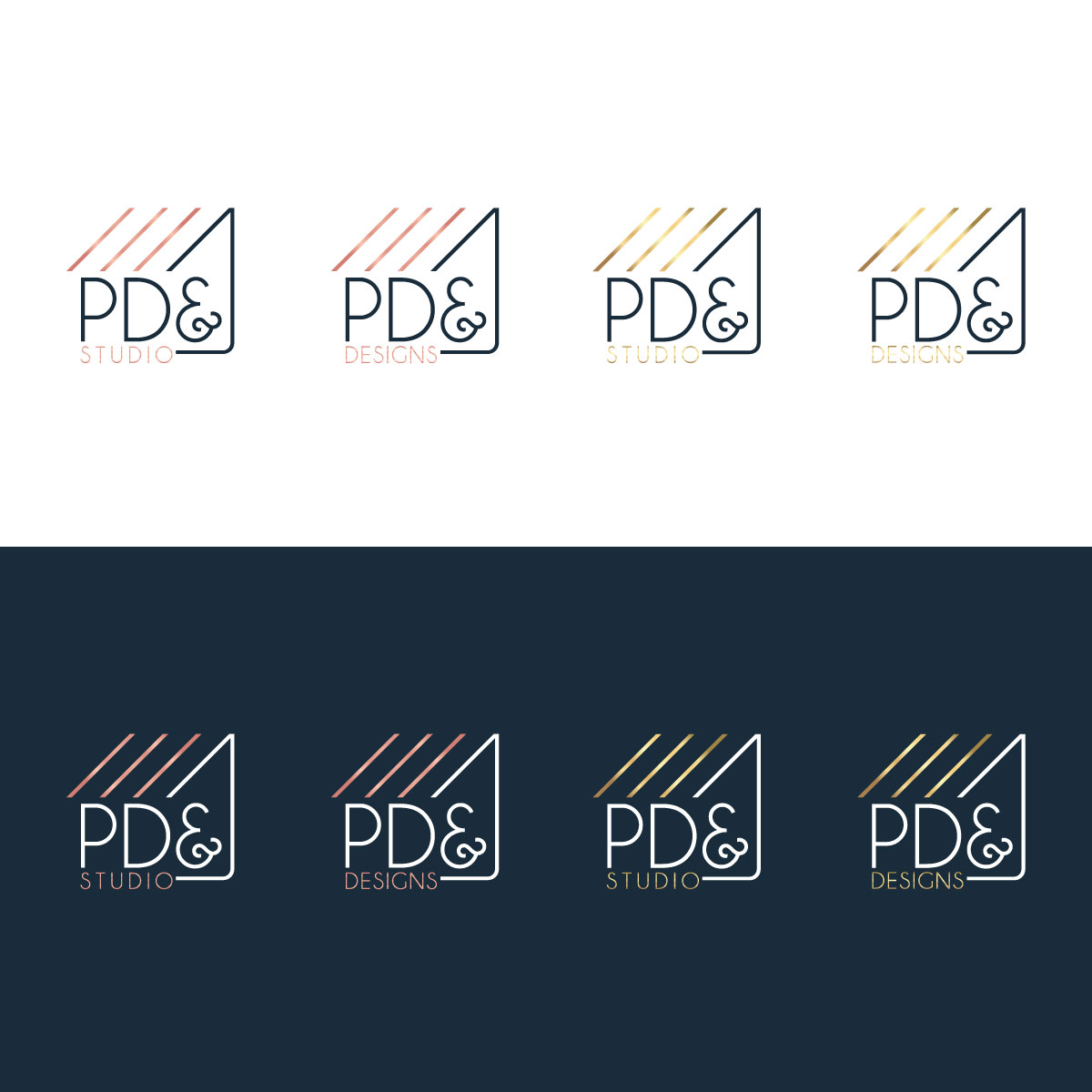 Logo Design by chris Ray for PD&J DESIGN | Design #33839908