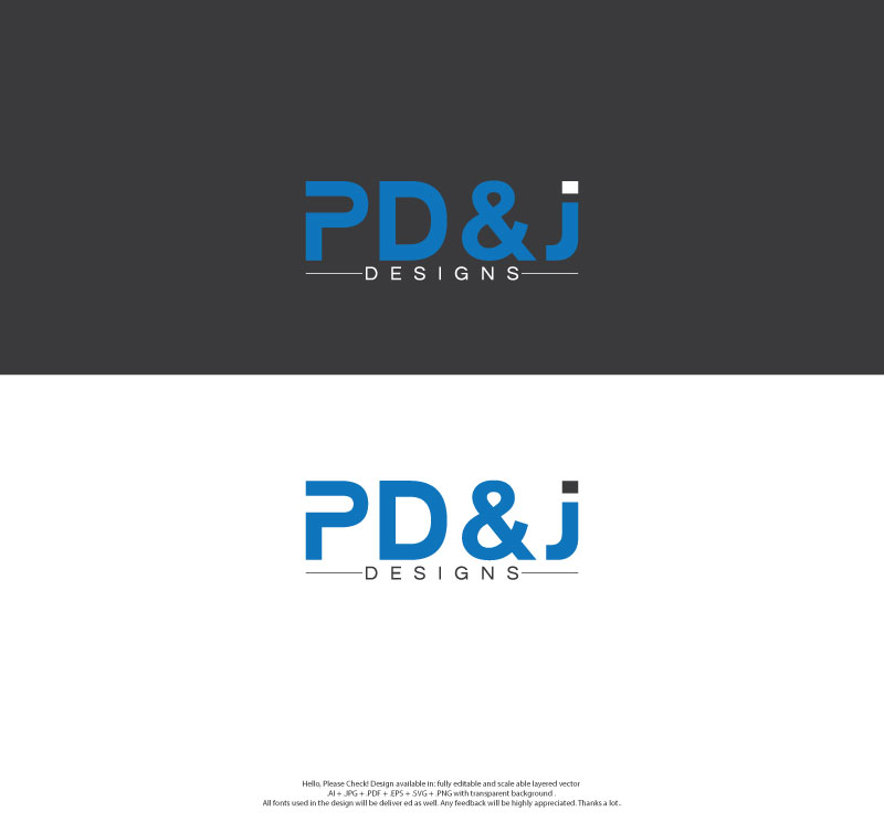 Logo Design by skart for PD&J DESIGN | Design #33690242