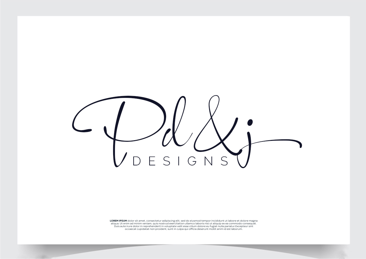 Logo-Design von Rahmina für PD&J DESIGN | Design #33685400