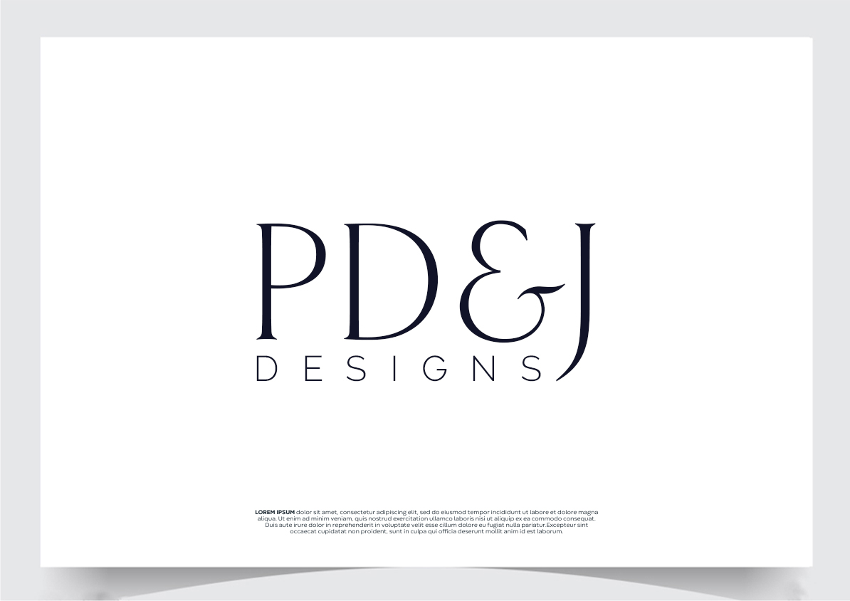 Logo-Design von Rahmina für PD&J DESIGN | Design #33685401