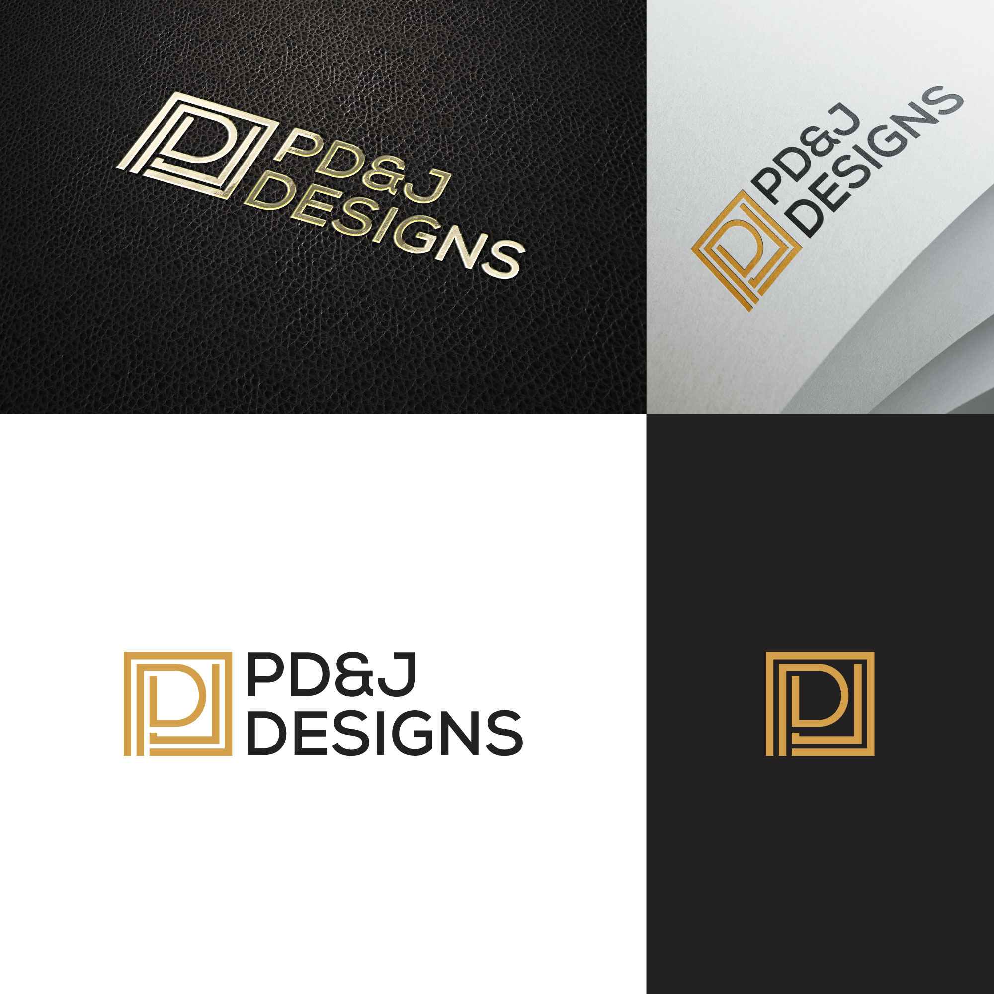 Logo Design by A K A S H for PD&J DESIGN | Design #33689095
