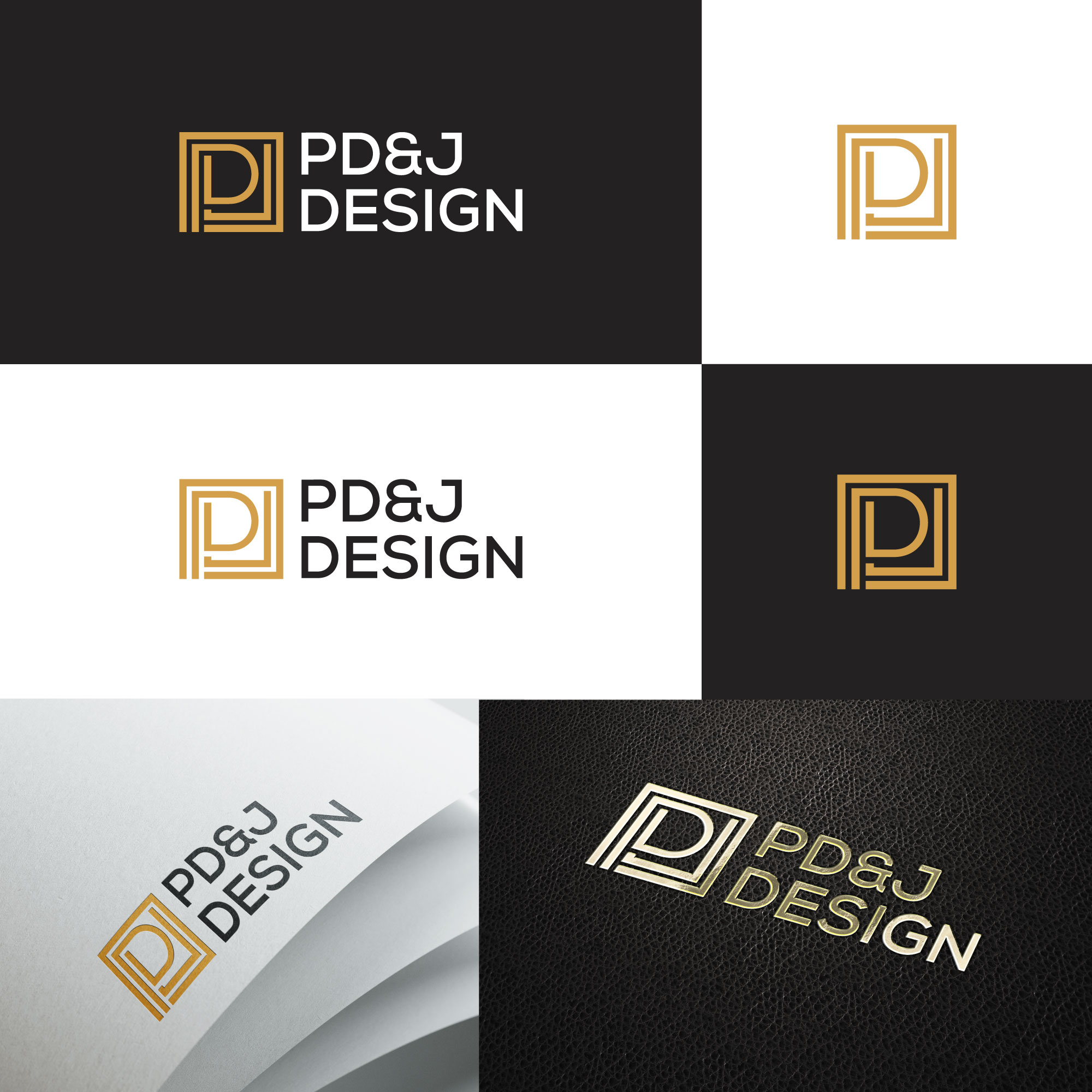 Logo Design by A K A S H for PD&J DESIGN | Design #33732467