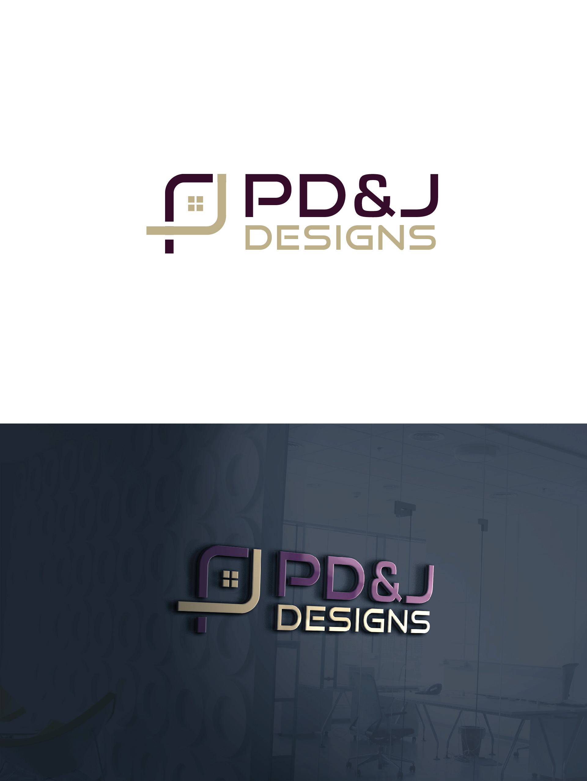 Logo Design by Alamin7230 for PD&J DESIGN | Design #33696936