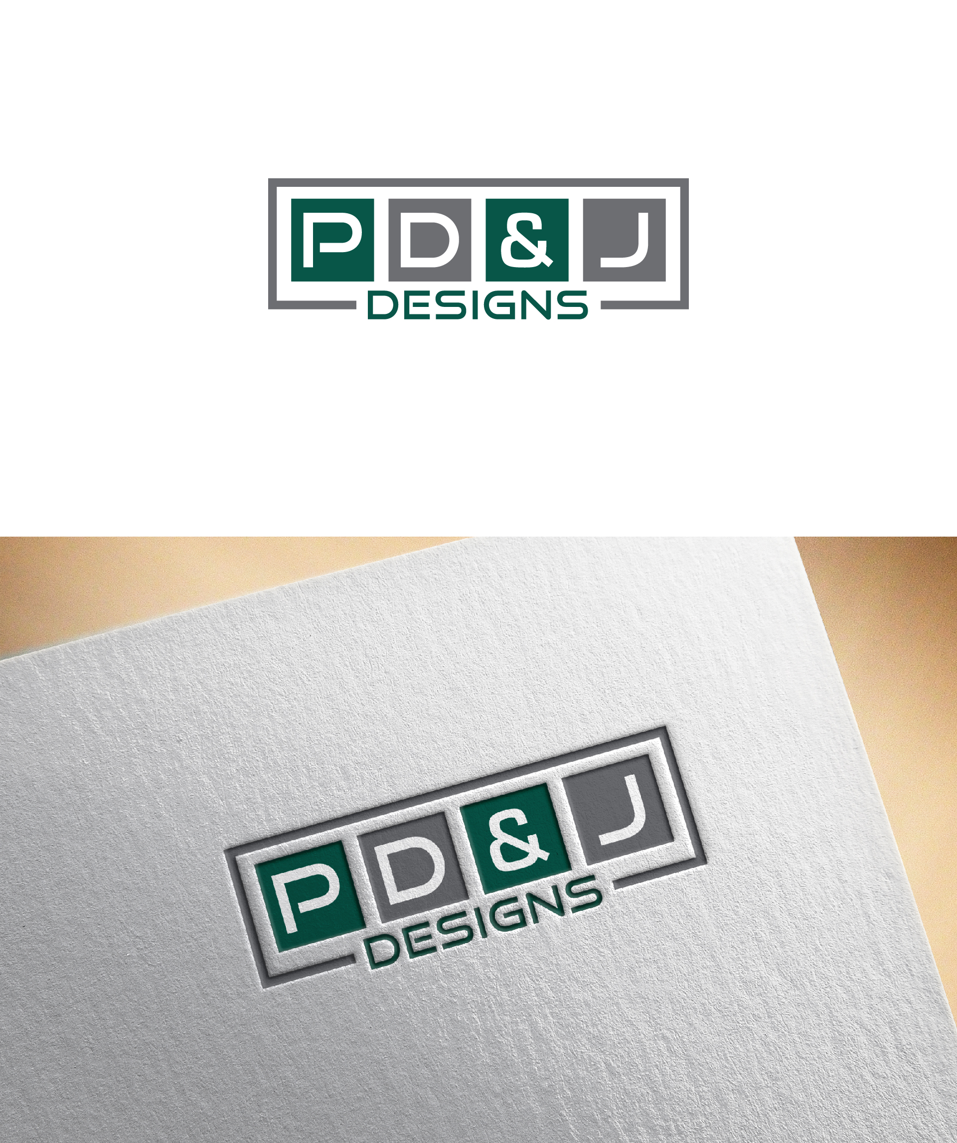 Logo Design by Alamin7230 for PD&J DESIGN | Design #33696940