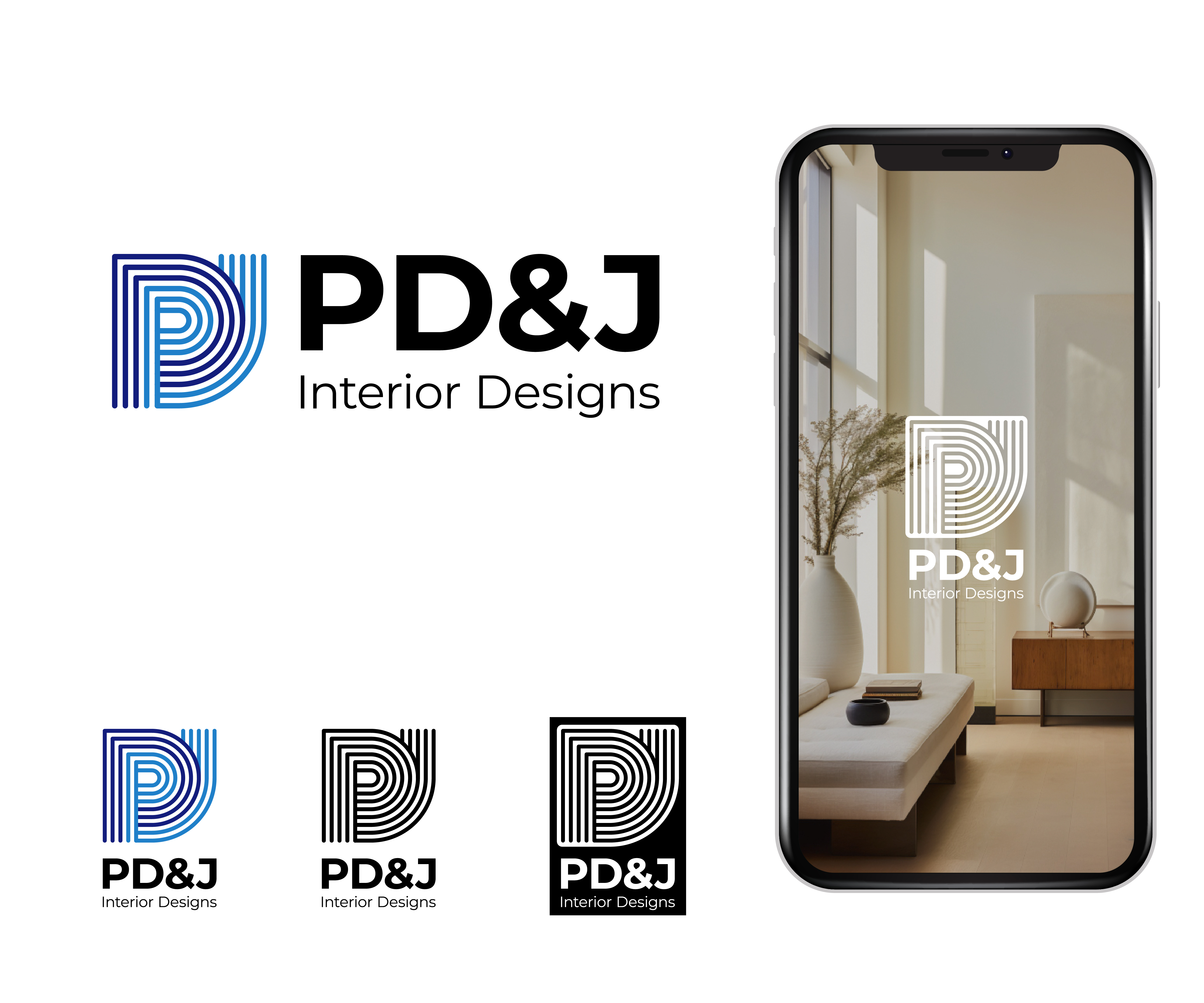 Logo Design by NX GRPHX for PD&J DESIGN | Design #33724089