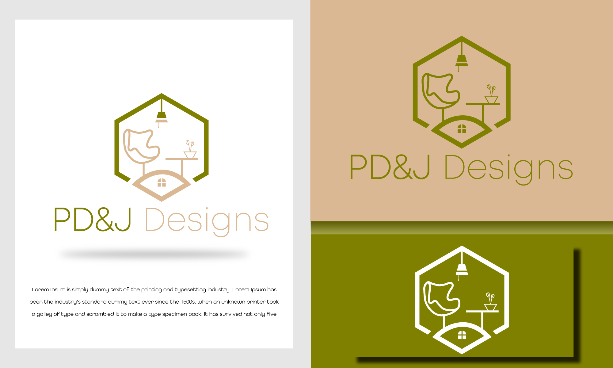 Logo Design by Rupok MT for PD&J DESIGN | Design #33685063