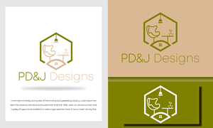 Logo Design by Rupok MT for PD&J DESIGN | Design: #33685063