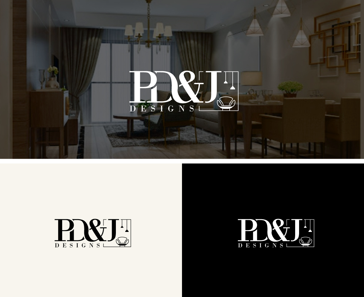 Logo Design by step forward 2 for PD&J DESIGN | Design #33686781