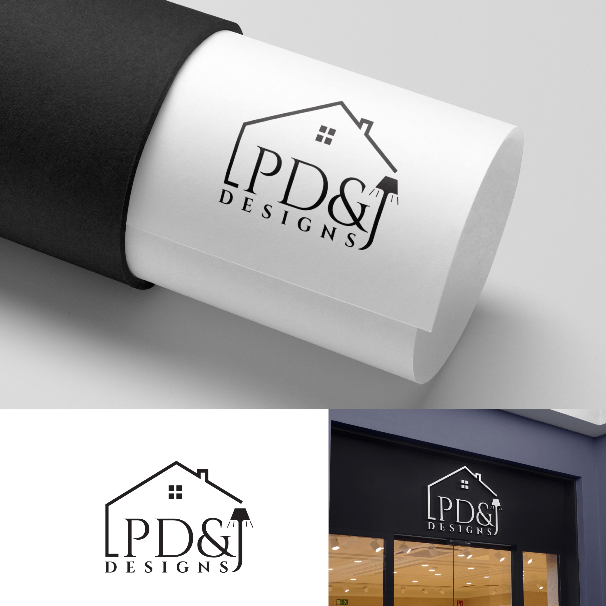 Design de Logo par UMBRA Designs pour PD&J DESIGN | Design #33685987