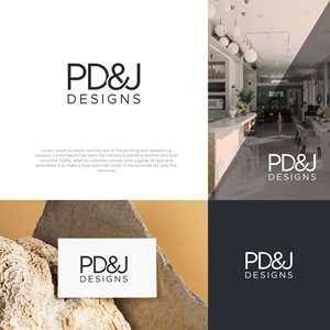 Logo Design by 92logo for PD&J DESIGN | Design: #33687626