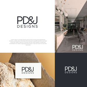 Logo Design by 92logo for PD&J DESIGN | Design: #33687627