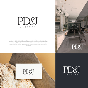 Logo Design by 92logo for PD&J DESIGN | Design: #33687628