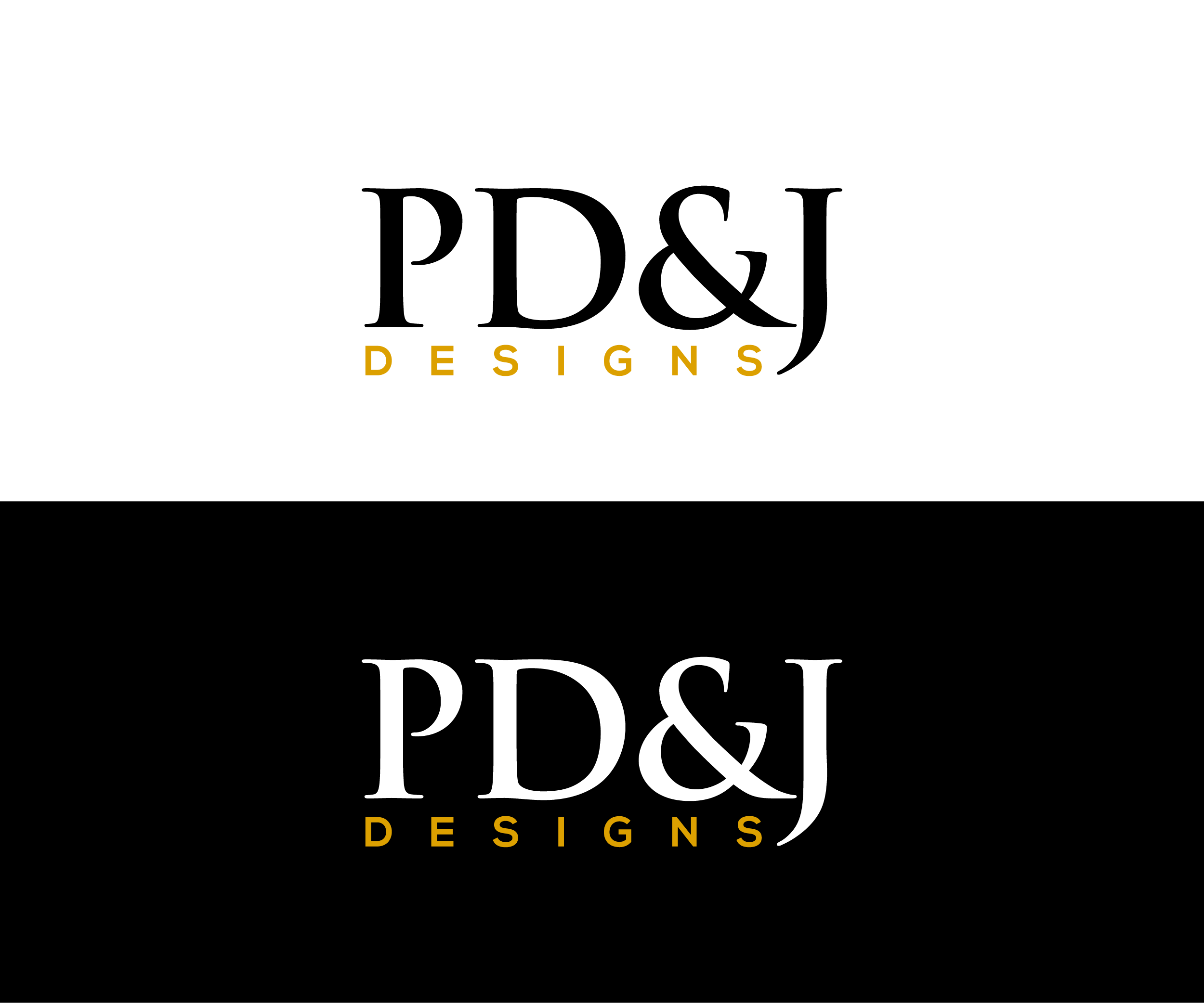 Logo Design by AlphabetZero.co.uk for PD&J DESIGN | Design #33691998