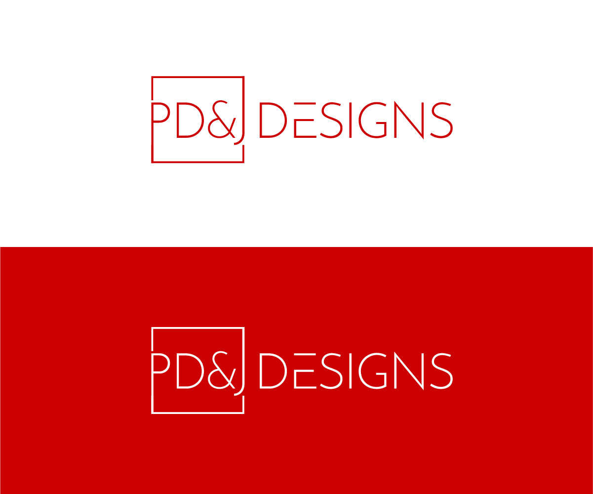 Logo Design by AlphabetZero.co.uk for PD&J DESIGN | Design #33738693