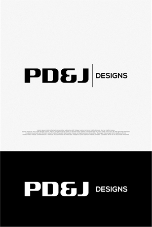 Logo Design by shiroRo for PD&J DESIGN | Design: #33732588
