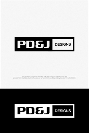 Logo Design by shiroRo for PD&J DESIGN | Design: #33732599