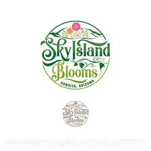 Logo Design for Sky Island Blooms