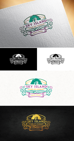 Logo Design by Logo Stock for Sky Island Blooms | Design: #33693295