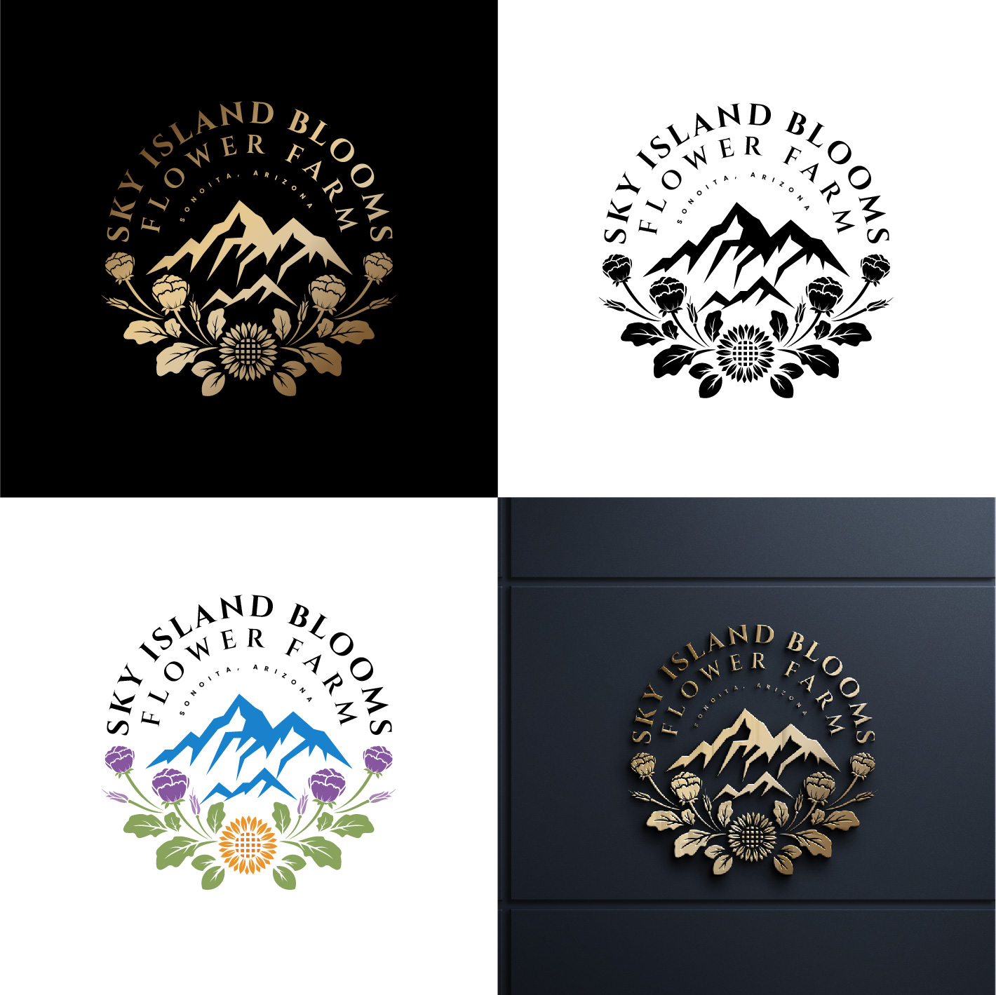 Logo Design by Brandhero for Sky Island Blooms | Design #33777245