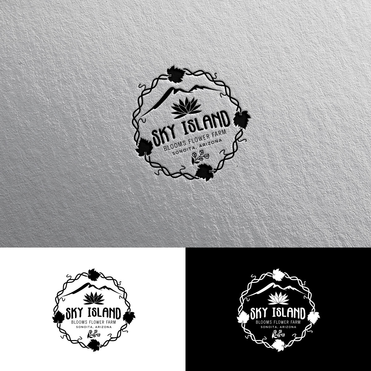 Logo Design by chris Ray for Sky Island Blooms | Design #33695313