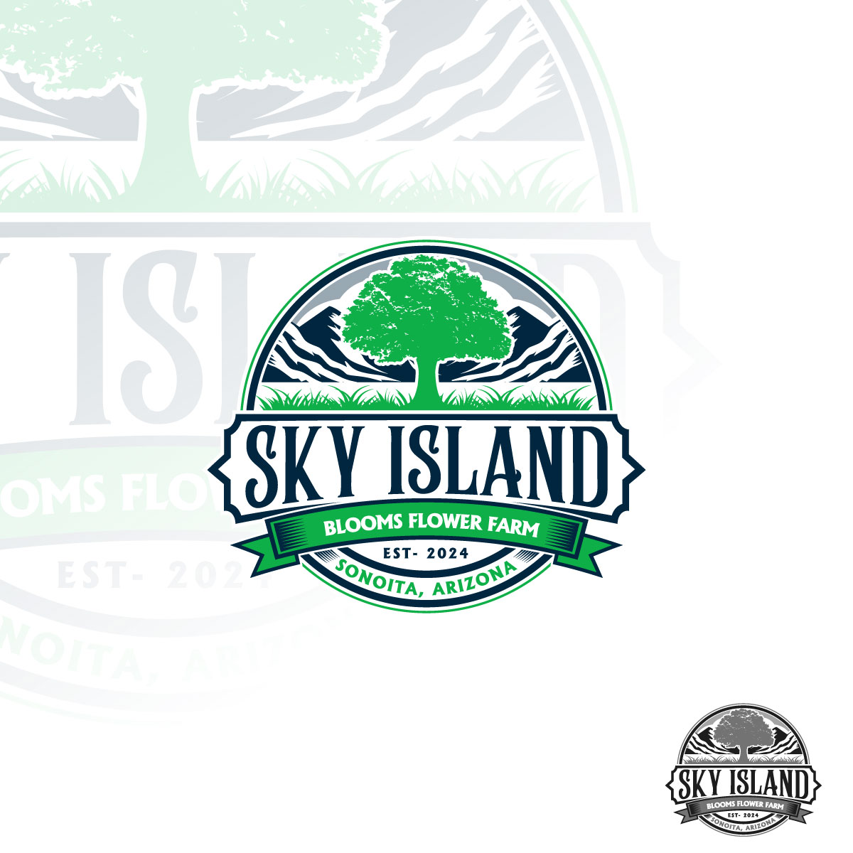Logo Design by Suvendu.S for Sky Island Blooms | Design #33727967