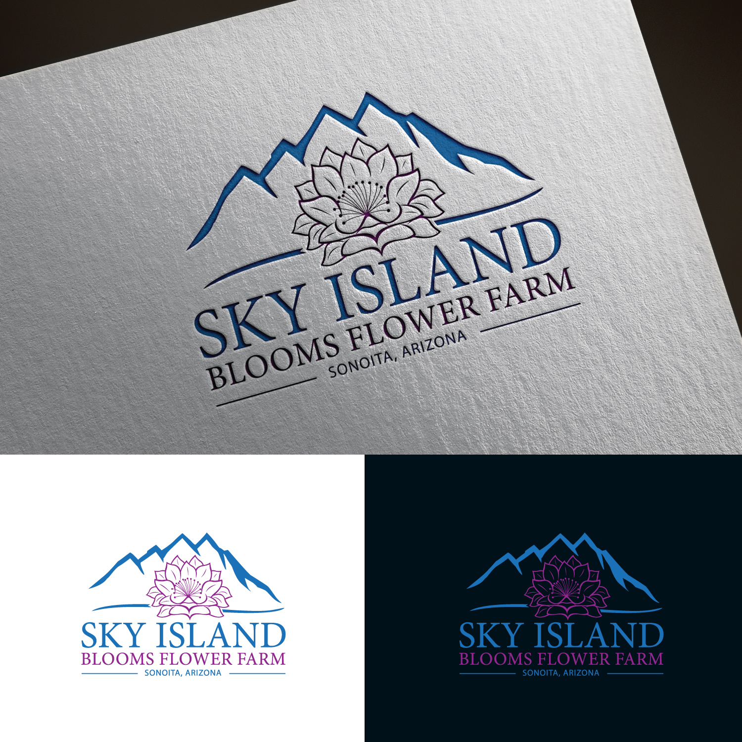 Logo Design by sankar999 for Sky Island Blooms | Design #33695762