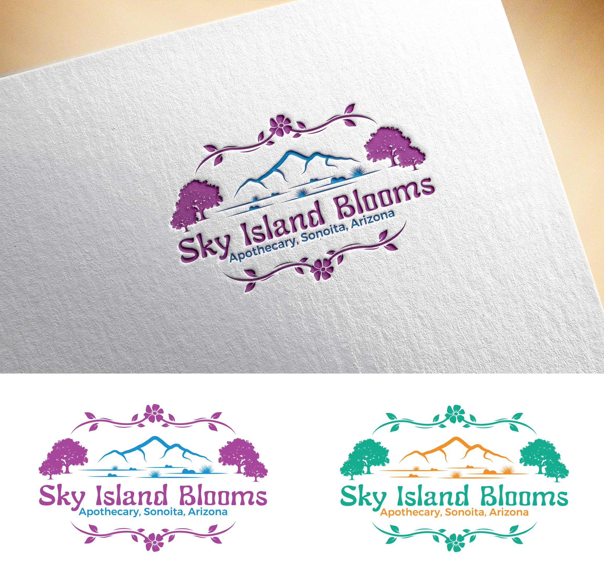 Logo Design by Impressive Designs for Sky Island Blooms | Design #33694688