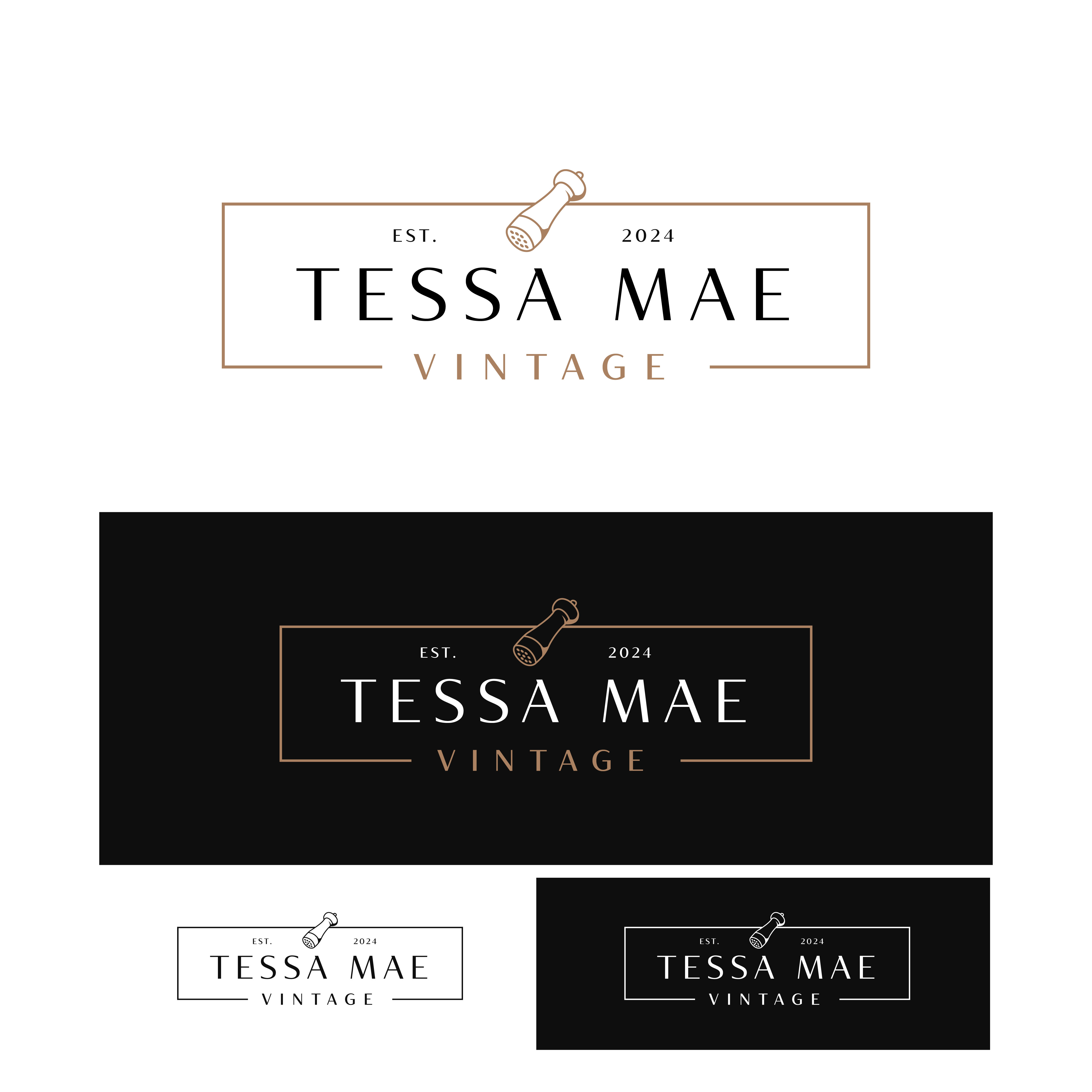 Logo Design by Idea Master Plus for Tessa Mae Vintage | Design #33685597